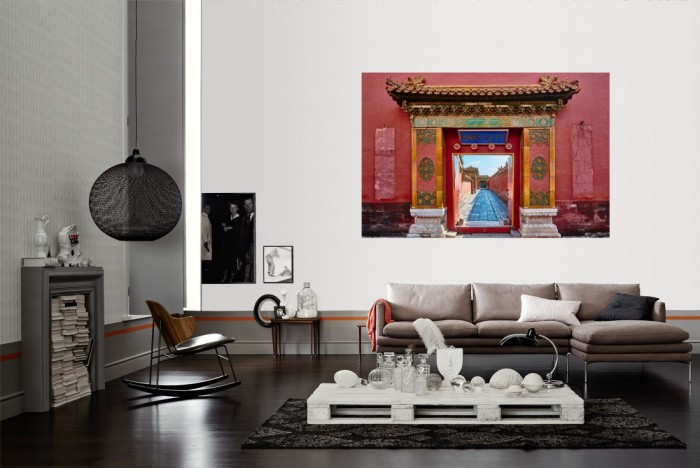Die Fototapete Verbotene Stadt, Peking in China als Wandbild im Wohnzimmer. Die Vlies-Fototapete Verbotene Stadt, Peking in China verschönert als Wandbild Deine Wand.