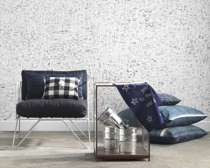 NLXL Tapete NPO-01 Sketches von Neil Poulton online kaufen. Bestelle die Tapete NPO-01 direkt bei Livingwalls Cologne Tapeten.