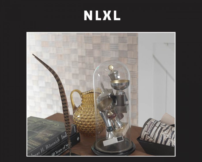 Raumfoto der NLXL Tapete REM-05 Remixed von Arthur Slenk.