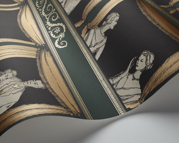Detailfoto der Fornasetti Tapete 114/4009 Teatro von Cole and Son
