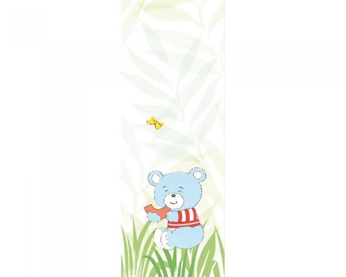 Die Design-Fotopanel Kindertapete Dschungelfieber, Teddy Bär einfach online bestellen. Das gesamte Wandbild Dschungelfieber besteht aus sieben unterschiedlichen Design-Fotopanels.