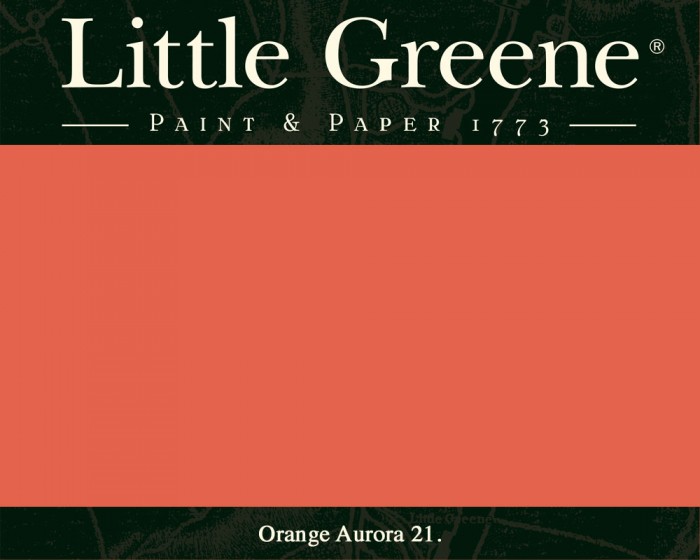 Little Greene Orange Aurora 21