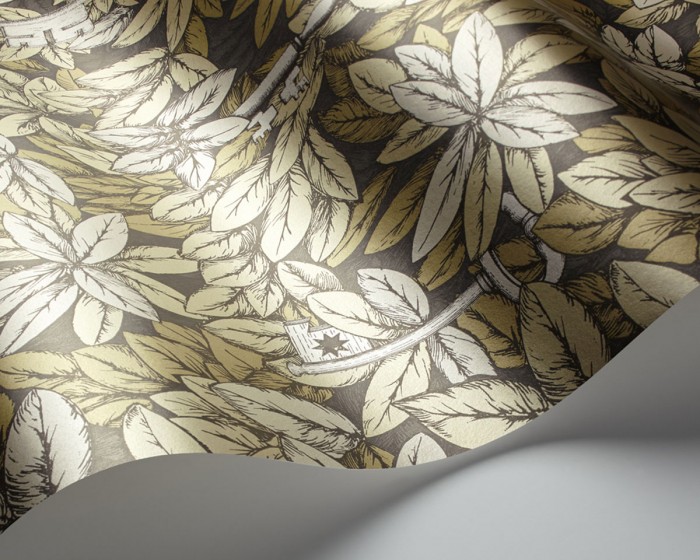 Detailfoto der Fornasetti Tapete 114/9017 Chiavi Segrete von Cole and Son