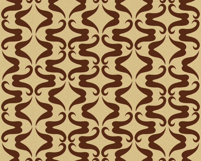 Ansicht der Flavour Paper Tapete FP1061 Mustachio in der Farbe Magnum - Flavour Paper Tapete FP1061 einfach online bestellen