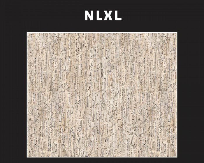 Flächenansicht der NLXL Tapete REM-03 Remixed von Arthur Slenk.