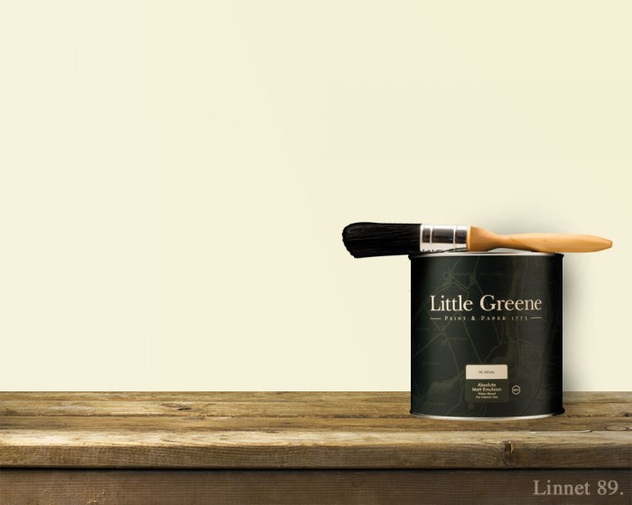 Englische Farbe von Little Greene Linnet 89 - Hochwertige Farbe gestrichen an der Wand
