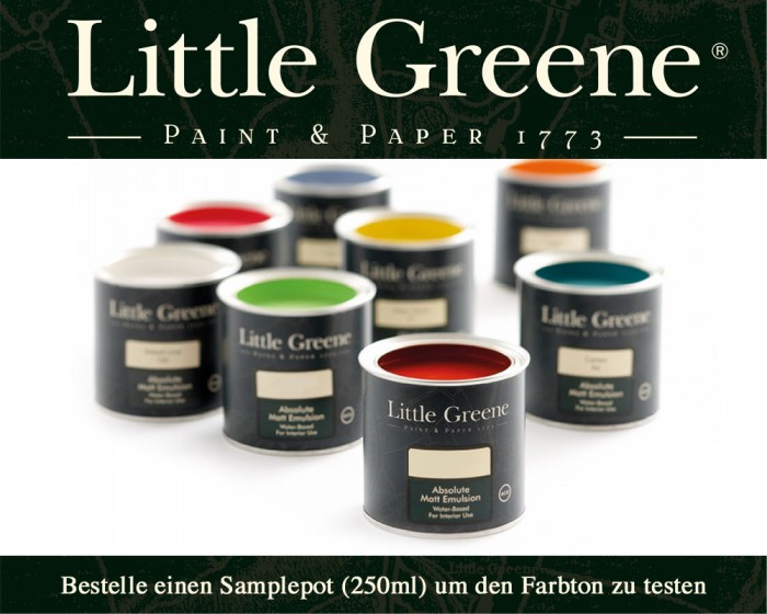 Bestelle einen Samplepot der Little Greene Farbe Light Bronze Green 123. Teste die Farbe mit einer Probedose von Little Greene Light Bronze Green 123.