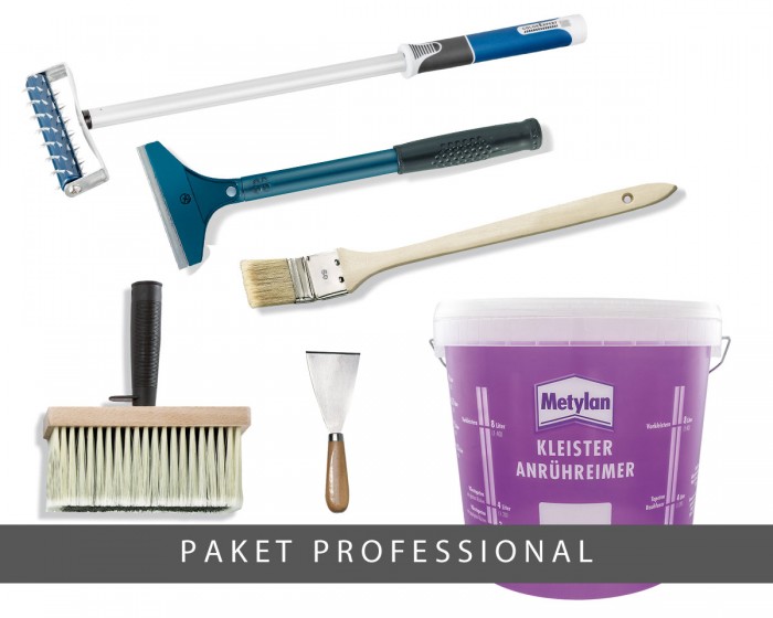 Hochwertiges PROFESSIONAL Werkzeug zum Tapeten entfernen. Tapezierwerkzeuge online kaufen bei Livingwalls Cologne