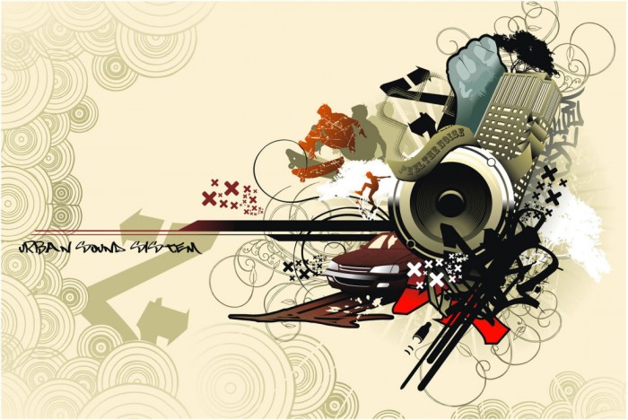 Die Design-Fototapete Urbane Musik, Artwork, eine Vlies-Fototapete bei Livingwalls Cologne online kaufen. Die Design-Fototapete Urbane Musik, Artwork ist eine Fototapete auf Maß.