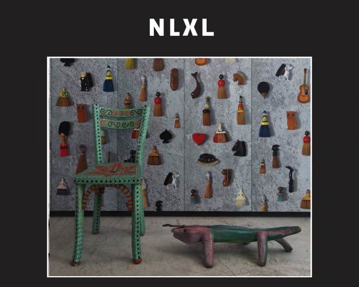 Die NLXL Tapete DRO-05 Obsession von Daniel Rozensztroch tapeziert an einer Wand.