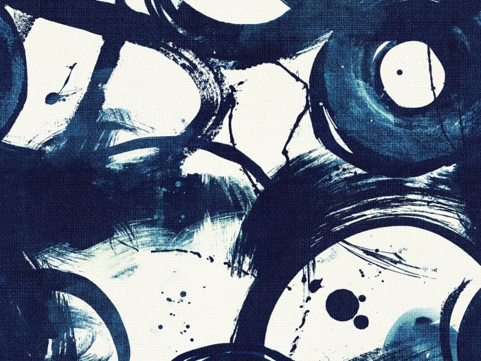 Detailansicht der Selected Walls Tapete Cambridge Circles Wallpaper Col. 01