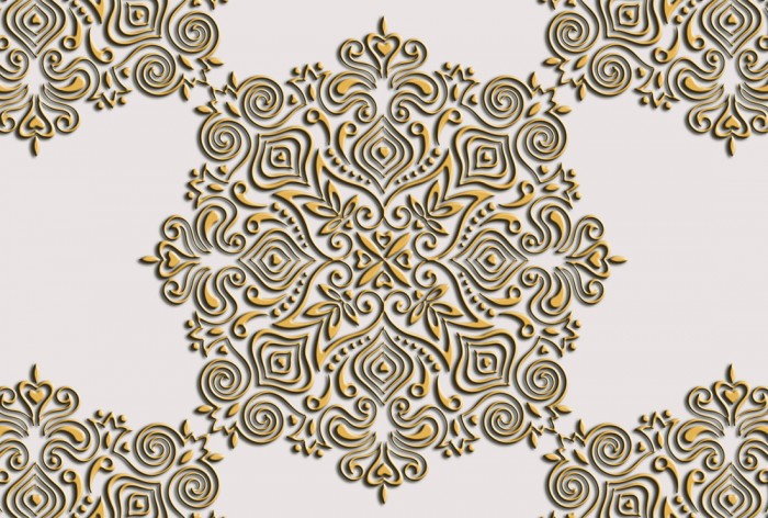 Die Designtapete Barock Ornament, Modern 3D, eine Vlies-Fototapete bei Livingwalls Cologne online kaufen. Die Designtapete Barock Ornament, Modern 3D ist eine Fototapete auf Maß.