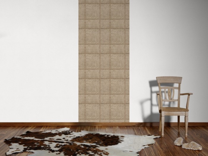 Ein Foto von dem Design-Fotopanel Vintage Struktur Beige tapeziert an der Wand. Bestelle Deine Bildtapete online.