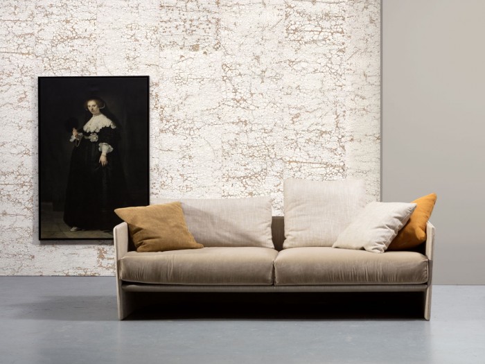 Raumfoto der Krakeleetapete NLXL NCA-01 Crack Wallpaper von Nacho Carbonell