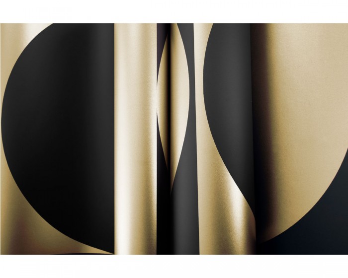 Eine Detailaufnahme der Flavour Paper Tapete FP1113 Brasilia in der Farbe Breesway - Die Farben und Effekte der Flavour Paper Tapete FP1113 sind gut zu erkennen