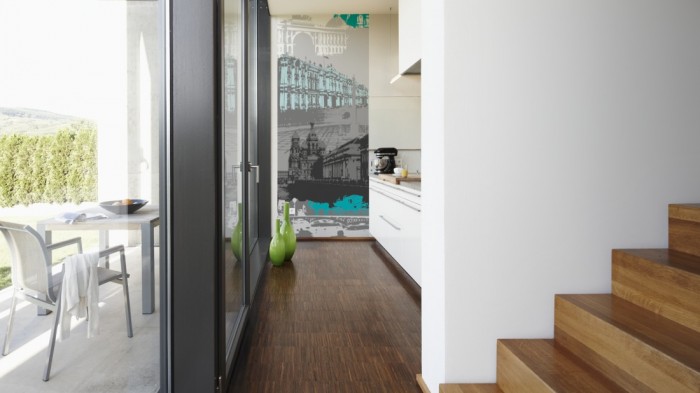 Ein Foto von dem 3D-Design-Fotopanel St. Petersburg Russland, Artwork tapeziert in der Küche. Bestelle Deine Bildtapete online.