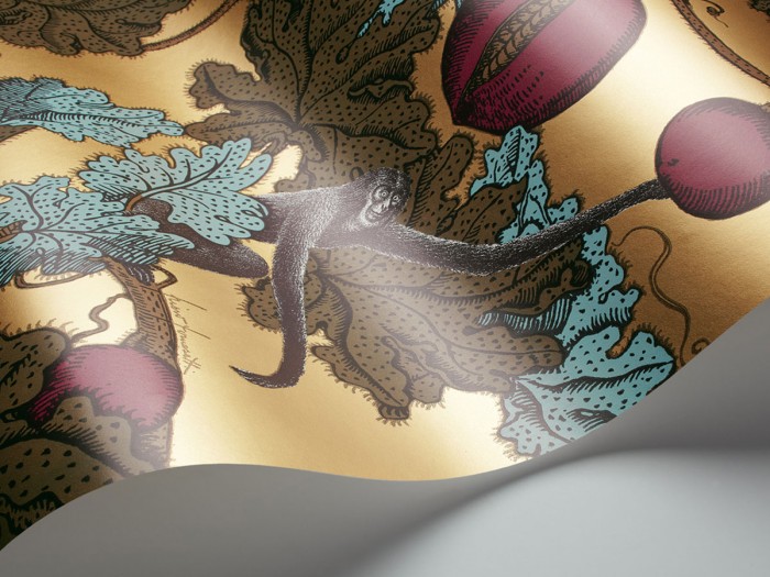 Detailfoto der Fornasetti Tapete 114/25049 Frutto Proibito von Cole and Son