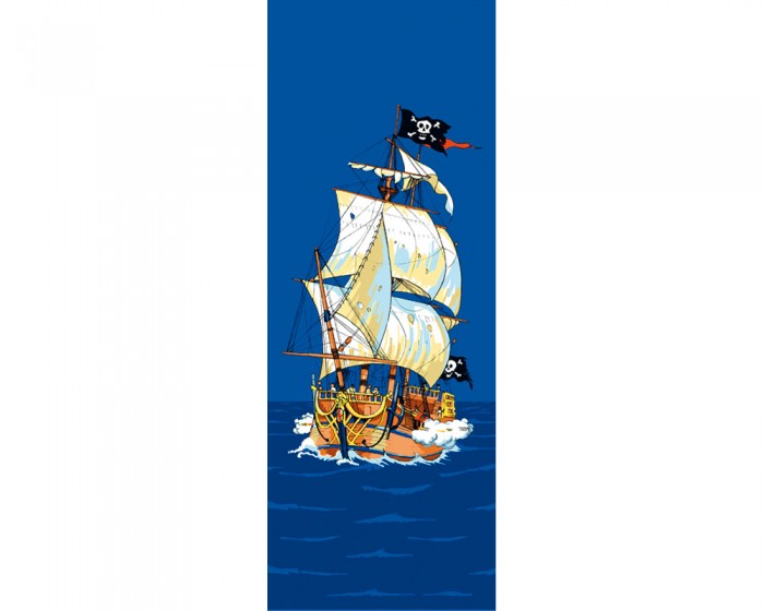 Die Design-Fotopanel Kindertapete Piraten auf See, Piratenschiff einfach online bestellen. Das gesamte Wandbild Piraten auf See besteht aus sechs unterschiedlichen Design-Fotopanels.