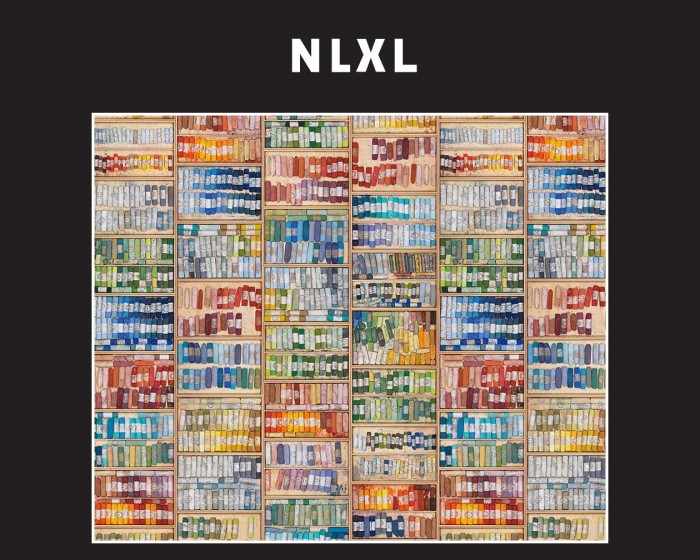 Flächenansicht der NLXL Tapete MRV-09 Colored Chalk von Mr & Mrs Vintage.