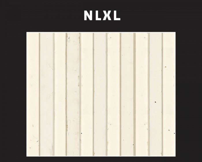 Detailansicht der NLXL Tapete TIM-07 Timber Strips von Piet Hein Eek.