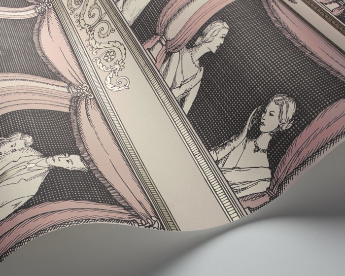 Detailfoto der Fornasetti Tapete 114/4008 Teatro von Cole and Son