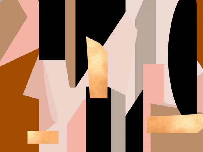 Detailansicht der Selected Walls Tapete Danzig Arts Wallpaper Col. 01