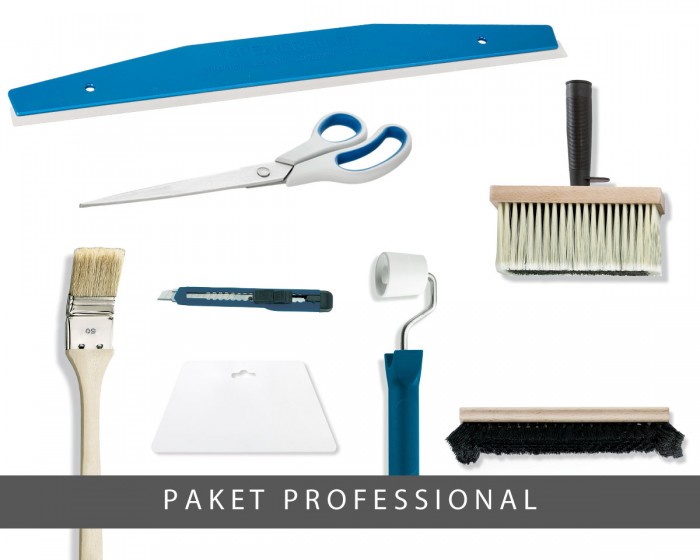 Hochwertiges Tapezierwerkzeug PROFESSIONAL für Papiertapeten. Tapezierwerkzeuge online kaufen bei Livingwalls Cologne