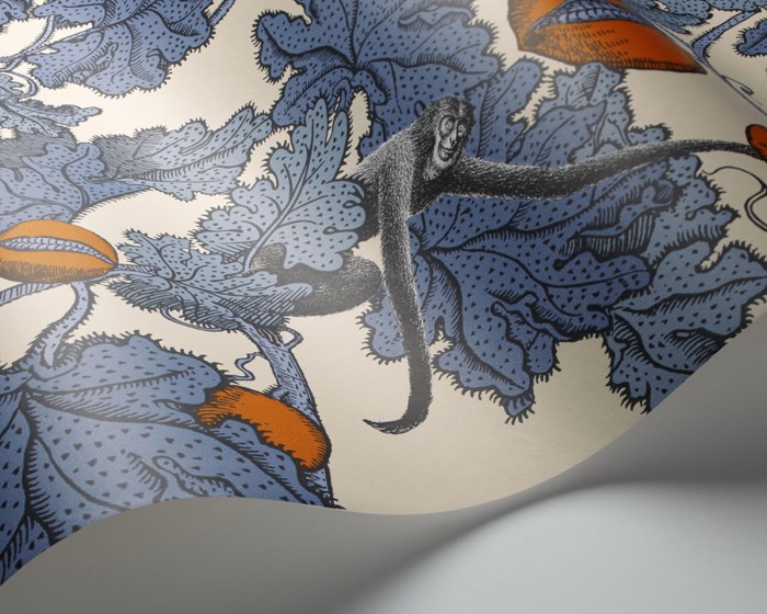 Detailfoto der Fornasetti Tapete 114/1003 Frutto Proibito von Cole and Son