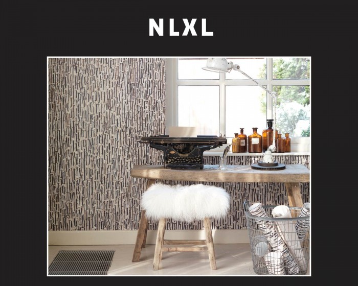 Raumfoto der NLXL Tapete REM-08 Remixed von Arthur Slenk.