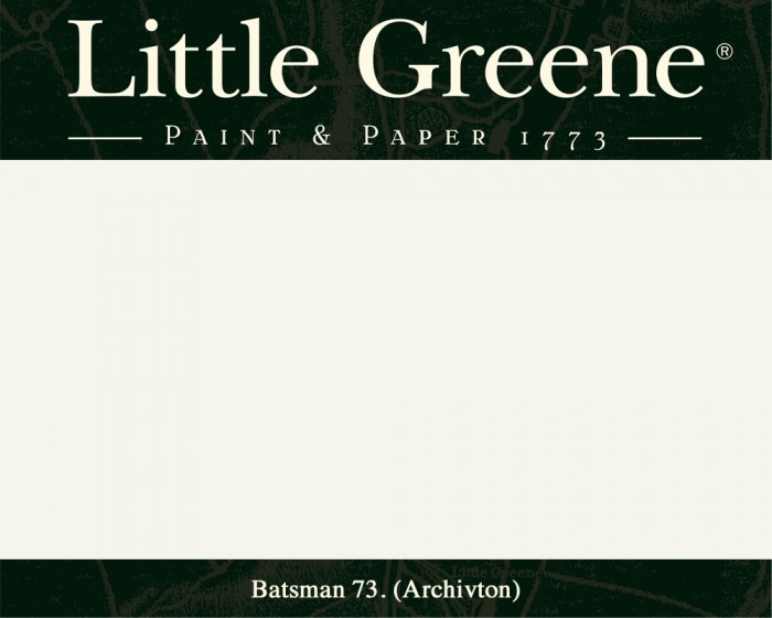 Englische Farbe von Little Greene Batsman 73 - Hochwertige Farbe gestrichen an der Wand