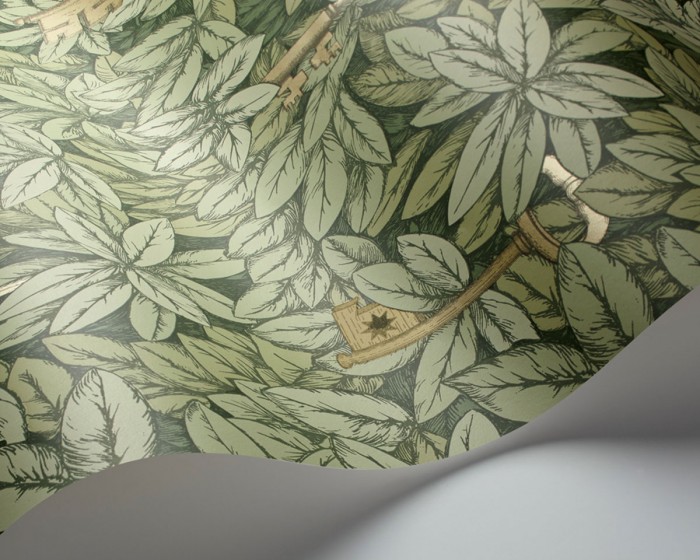 Detailfoto der Fornasetti Tapete 114/9018 Chiavi Segrete von Cole and Son