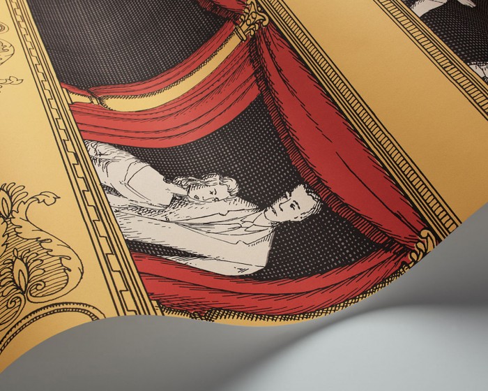 Detailfoto der Fornasetti Tapete 97/14042 Teatro von Cole and Son