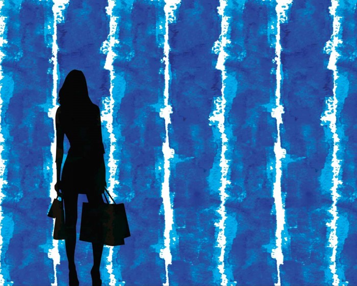 Flächenansicht der NLXL Tapete PNO-05 Addiction von Paola Navone.