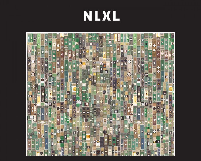 Flächenansicht der NLXL Tapete MRV-10 Microscopic Slides von Mr & Mrs Vintage.