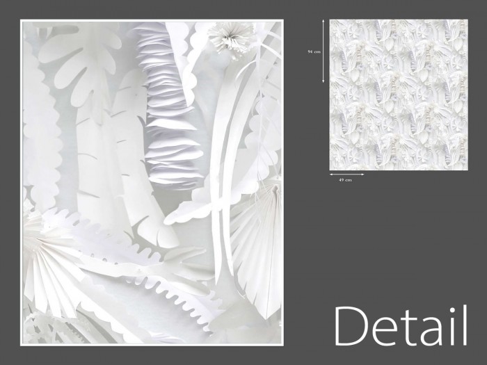 Detailansicht der Designtapete NLXL STB-02 Paper Flowers Wallpaper von Studio Boot