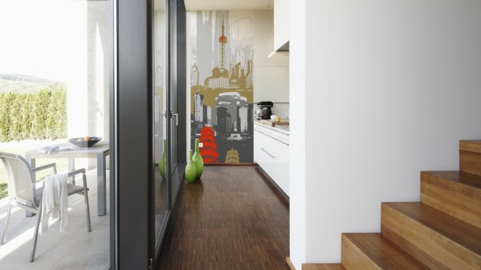 Ein Foto von dem 3D-Design-Fotopanel Shanghai China, Artwork tapeziert in der Küche. Bestelle Deine Bildtapete online.