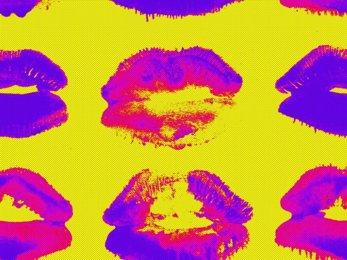 Detailansicht der Selected Walls Tapete Berlin Kisses Wallpaper Col. 01