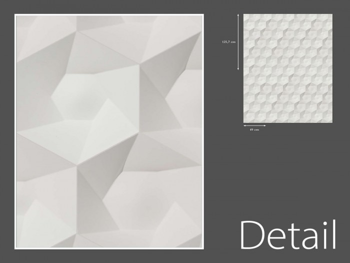 Detailansicht der Designtapete NLXL VOS-01 Hexa Ceramics Wallpaper von Studio Roderick Vos