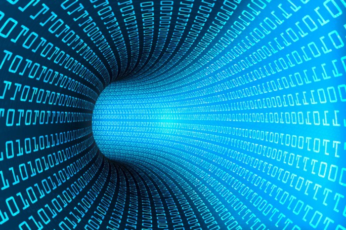 Die Design-Fototapete Digital Tunnel, eine Vlies-Fototapete bei Livingwalls Cologne online kaufen. Die Design-Fototapete Digital Tunnel ist eine Fototapete auf Maß.