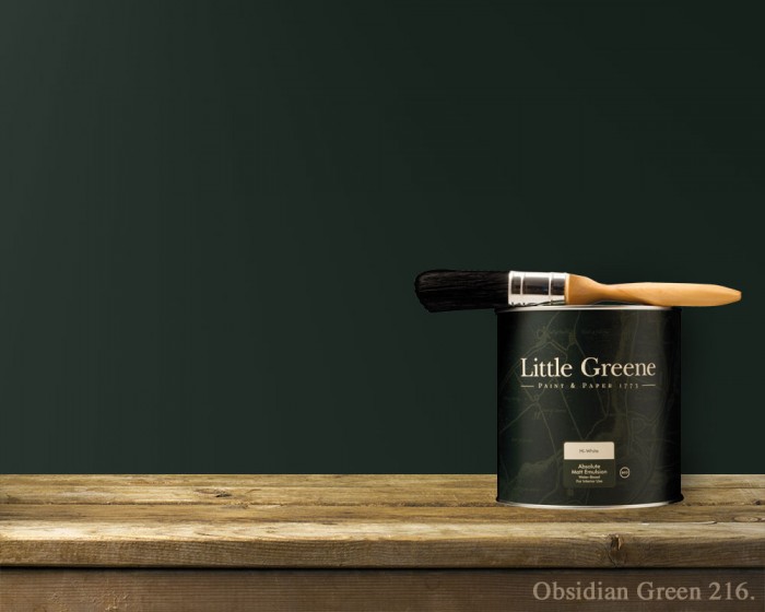 Little Greene Obsidian Green 216