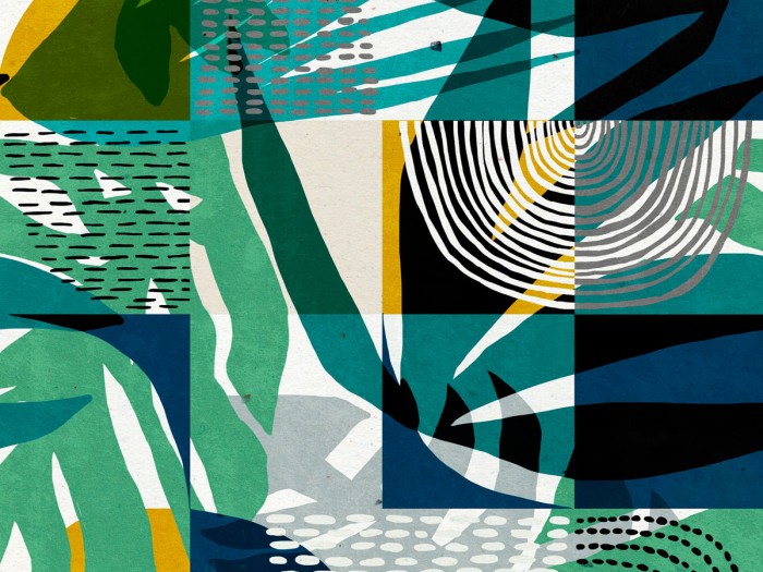 Detailansicht der Selected Walls Tapete Coban Banana Garden Wallpaper Col. 01