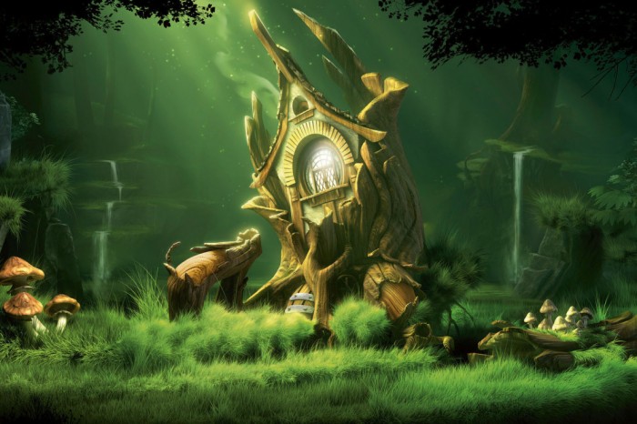 Die Fototapete Märchenwald Lichtung, eine Vlies-Fototapete bei Livingwalls Cologne online kaufen. Die Fototapete Märchenwald Lichtung ist eine Fototapete auf Maß.