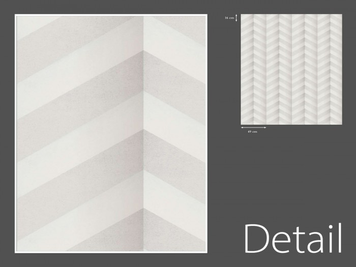 Detailansicht der Designtapete NLXL STB-01 Graphic Chevron Wallpaper von Studio Boot