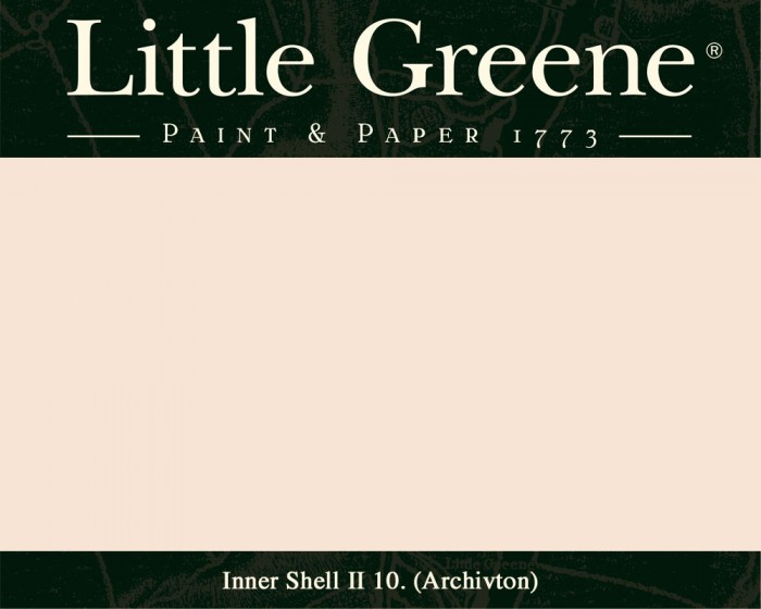 Englische Farbe von Little Greene Inner Shell II 10 - Hochwertige Farbe gestrichen an der Wand