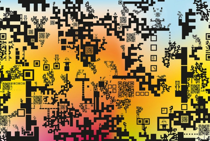 Die Design-Fototapete Geometrie QR-Codes, eine Vlies-Fototapete bei Livingwalls Cologne online kaufen. Die Design-Fototapete Geometrie QR-Codes ist eine Fototapete auf Maß.