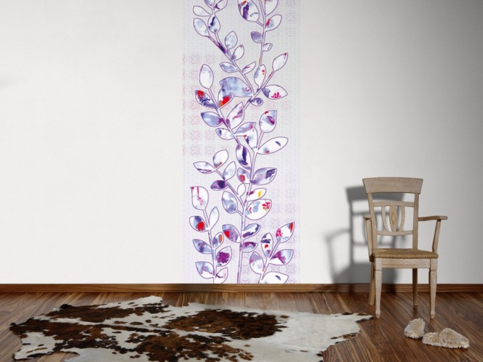 Ein Foto von dem Design-Fotopanel Abstrakte Blätter, Artwork tapeziert an der Wand. Bestelle Deine Bildtapete online.