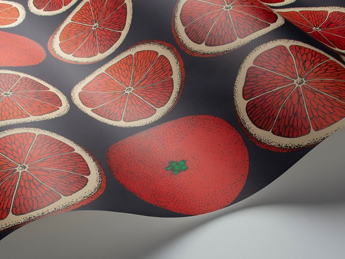 Detailfoto der Fornasetti Tapete 114/24046 Arance von Cole and Son