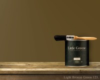 Vorschau: Englische Farbe von Little Greene Light Bronze Green 123 - Hochwertige Farbe gestrichen an der Wand Vorschau: Englische Farbe von Little Greene Light Bronze Green 123 - Hochwertige Farbe gestrichen an der Wand