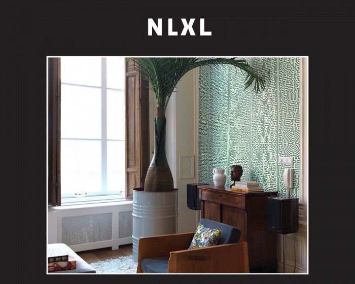 Raumfoto der NLXL Tapete JOB-02 Archives von Studio Job.