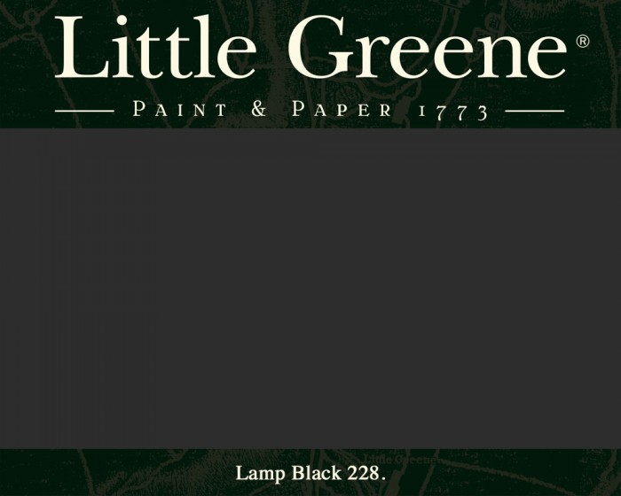 Little Greene Lamp Black 228